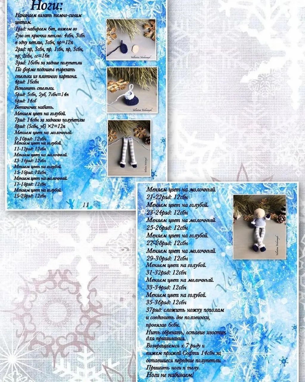 Подвеска «Рождественский гном» — мастер-класс по вязанию
