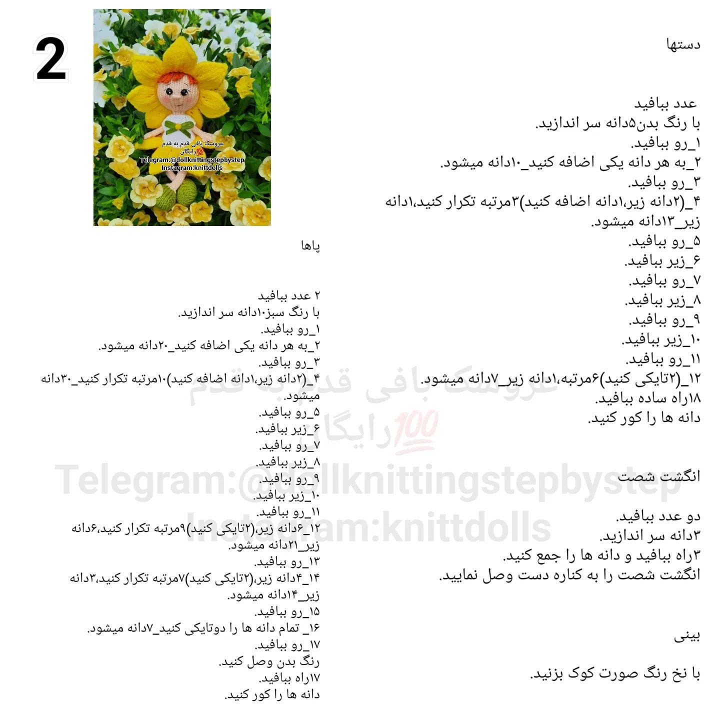 پری گلبرگ بافتنی زیبا در میان گل‌ها
