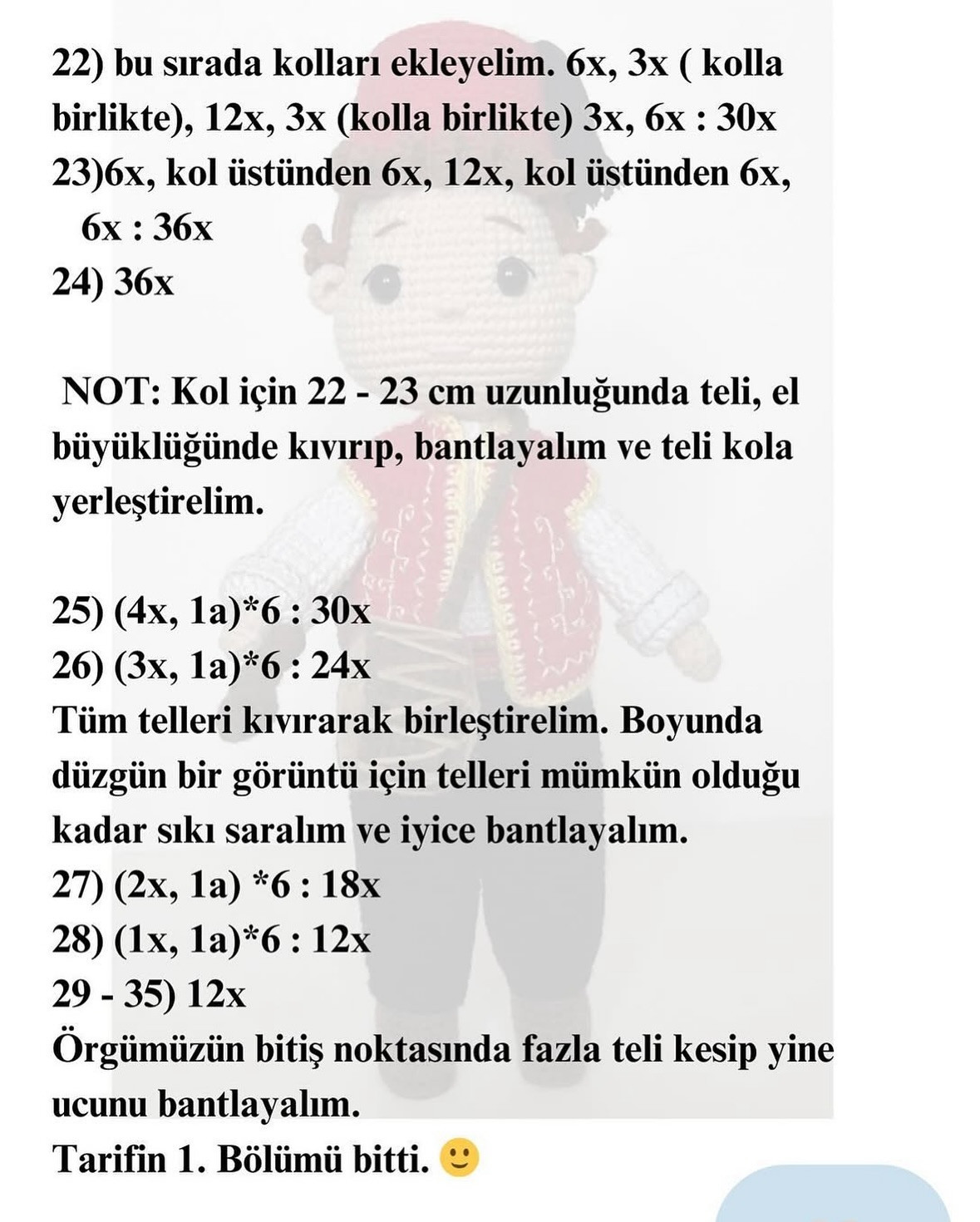 Ramazan Davulcusu İbiş Amigurumi Tarifi: Adım Adım Yapılış Rehberi