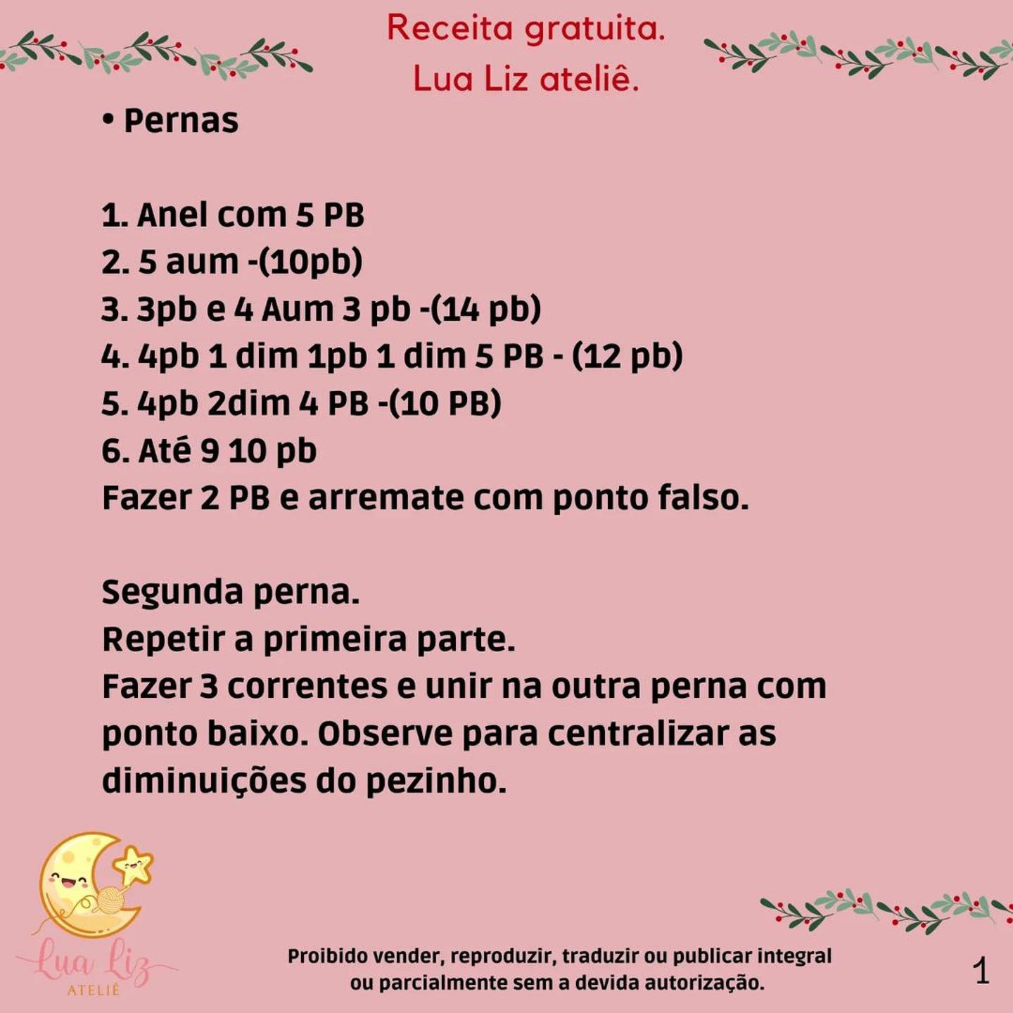 Receita de Amigurumi: Como Criar o Rena Rudolph Lindinho