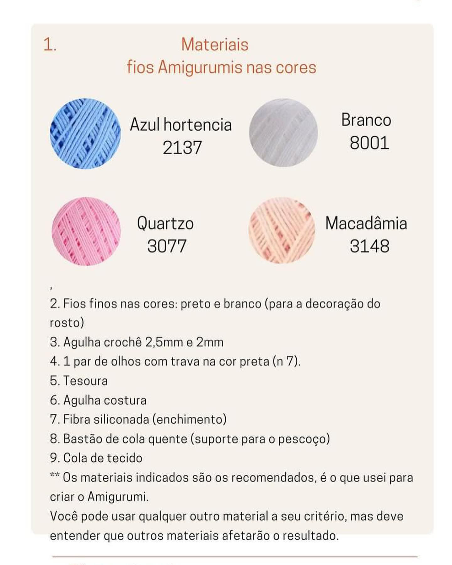 Receita de Amigurumi Grátis: Boneca de Vestido Azul e Cabelo Vermelho