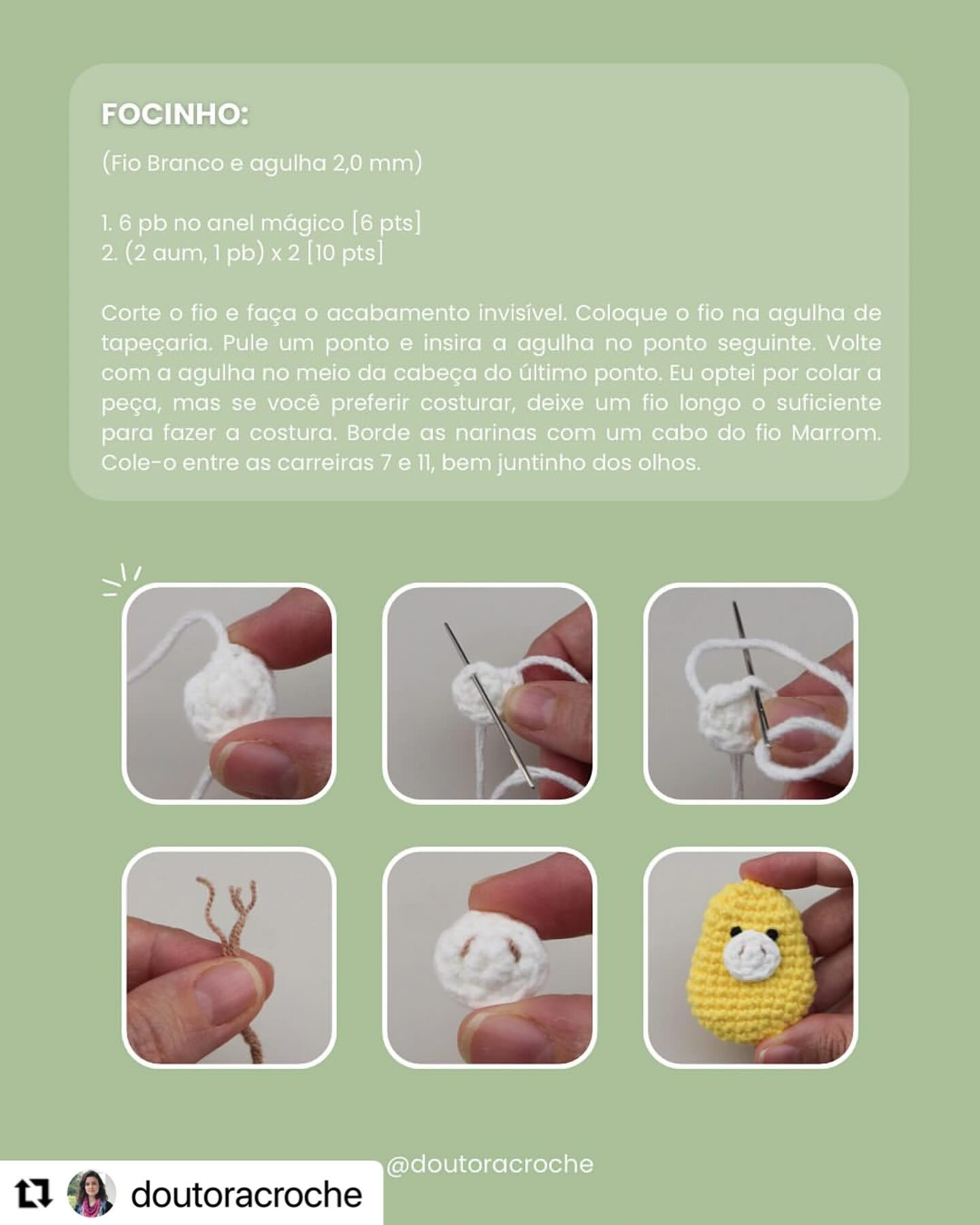 Receita de Crochê: Broche de Girafinha Amigurumi para Iniciantes