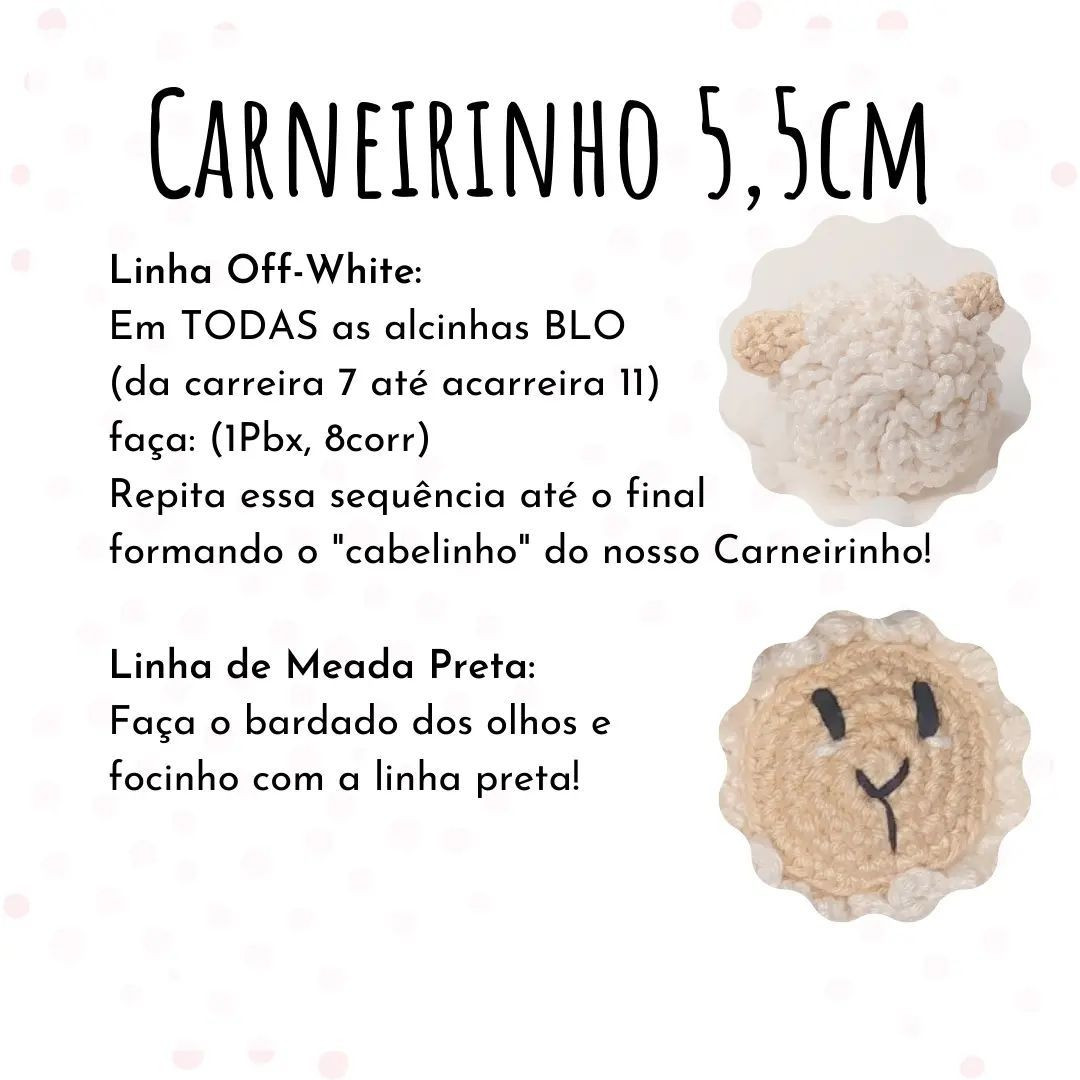 Receita de Crochê: Crie Seu Próprio Carneirinho Fofo e Macio