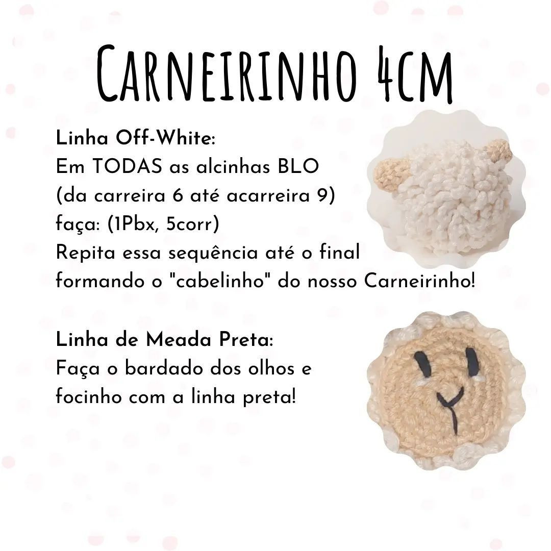 Receita de Crochê: Crie Seu Próprio Carneirinho Fofo e Macio