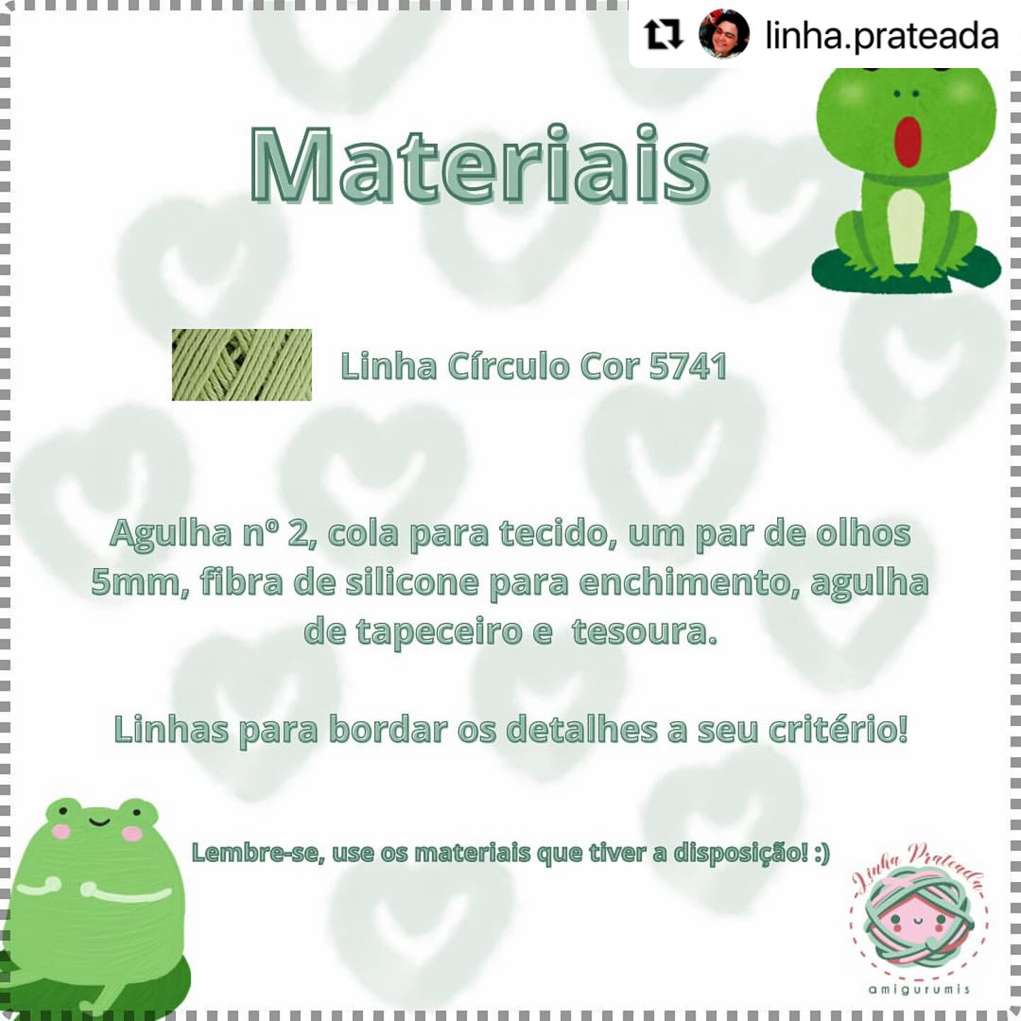 Receita gratuita de amigurumi de sapinho fofo para decoração