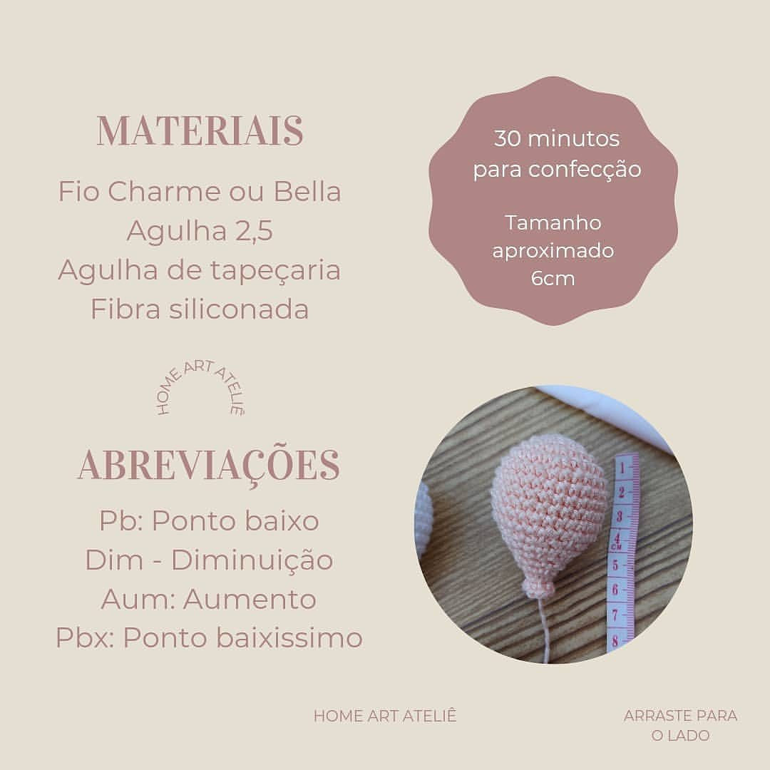Receita Gratuita de Balões de Crochê: Crie Decorações Encantadoras