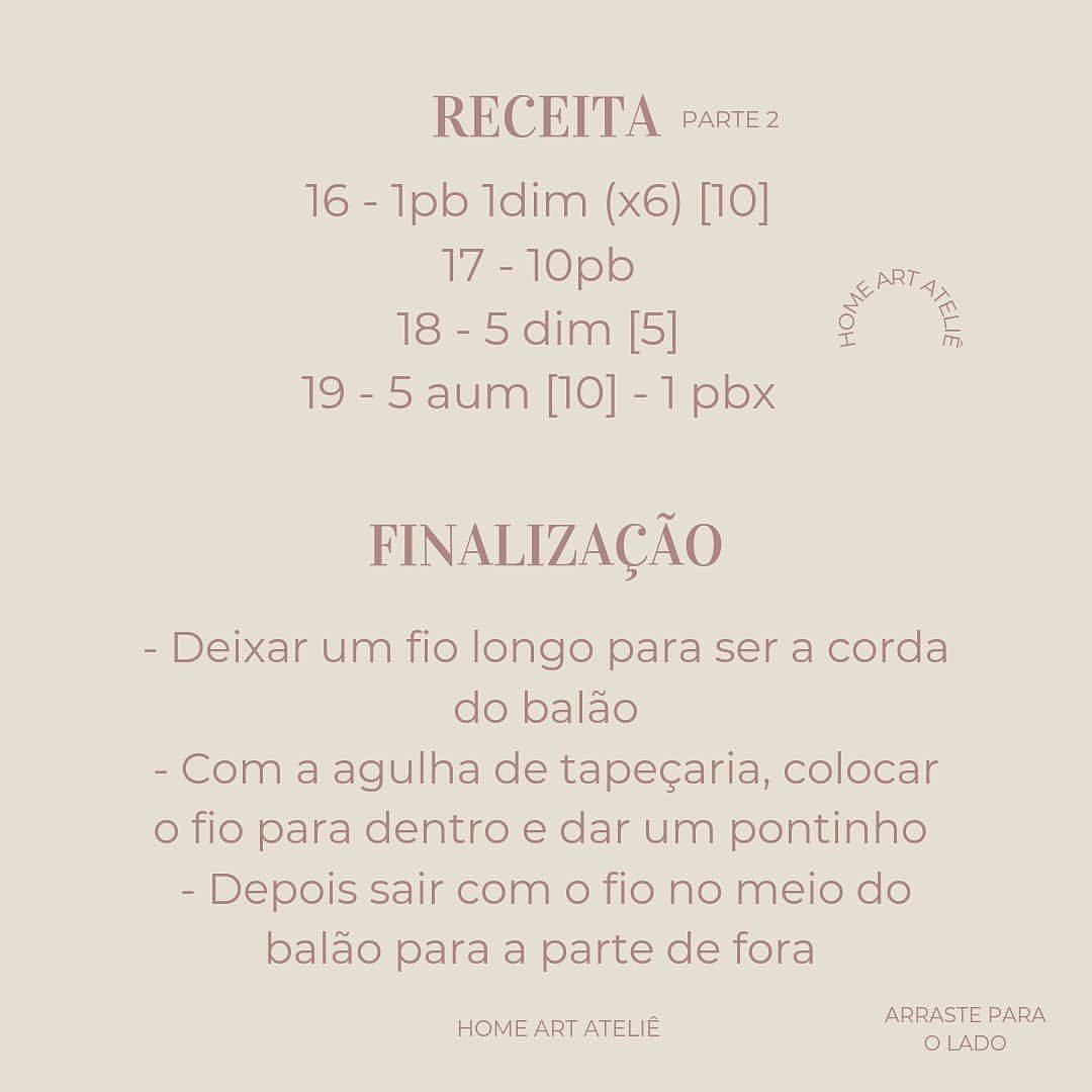 Receita Gratuita de Balões de Crochê: Crie Decorações Encantadoras
