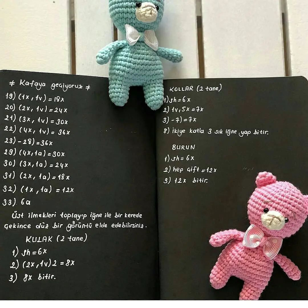 Rengarenk Amigurumi Ayıcıklar: El Yapımı Sevimli Oyuncaklar