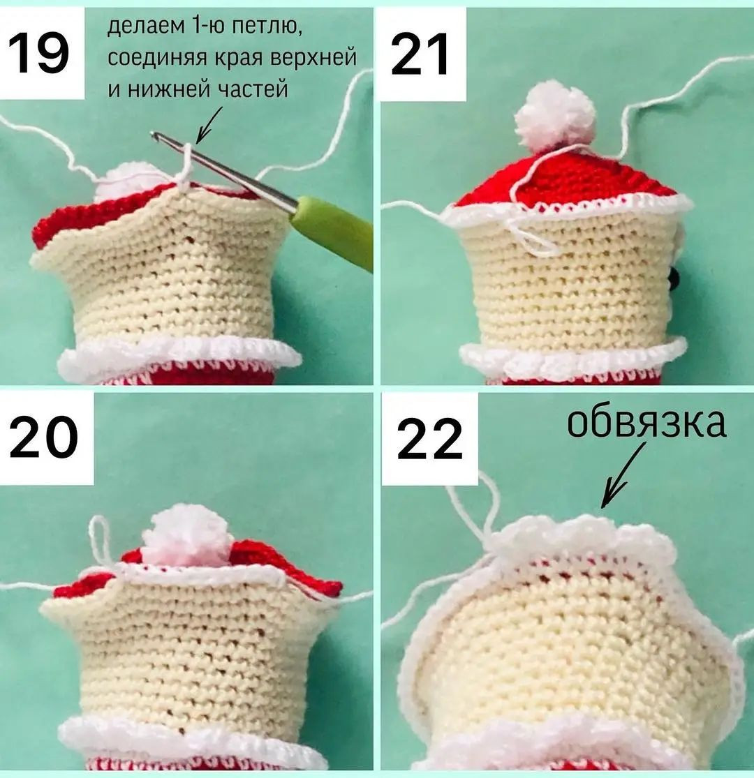 Рождественская игрушка ручной работы в виде Санта-Клауса