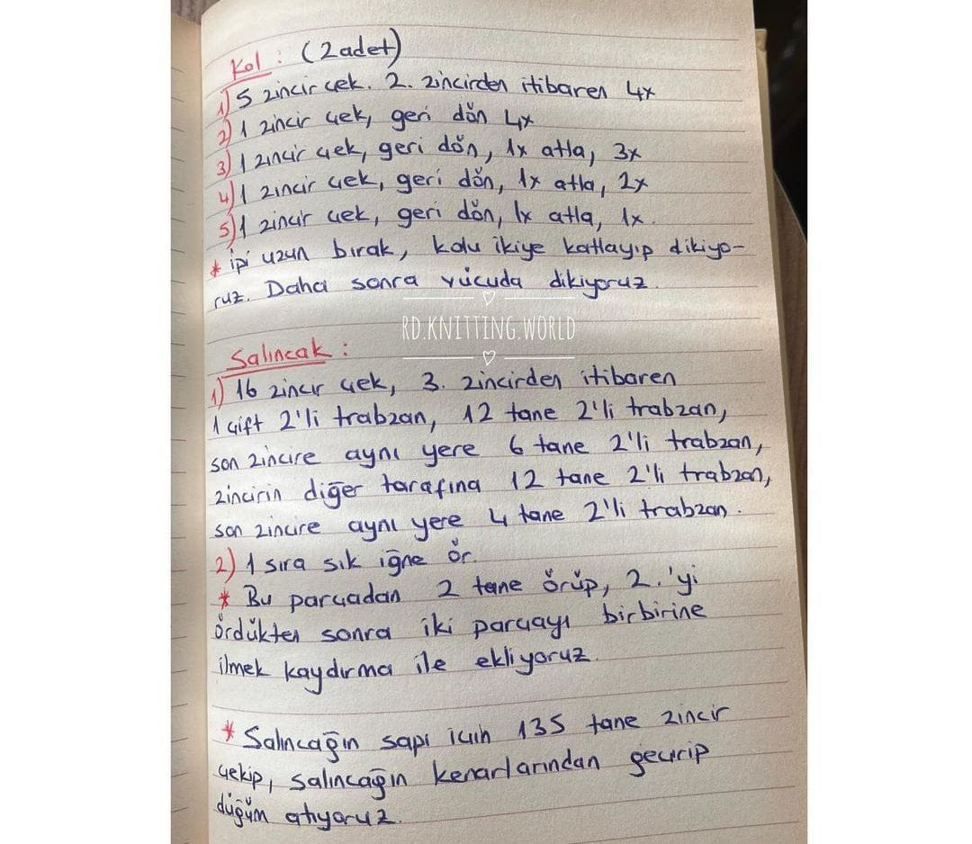 Salıncaklı Tavşan Yapımı İçin Kolay Móc Len Tarifi
