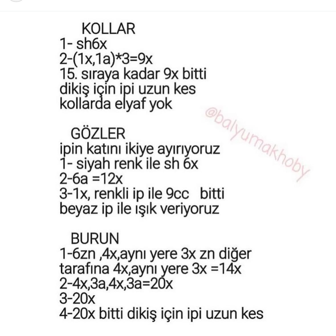 Sevimli Amigurumi Hayvanları İçin Ücretsiz Örgü Tarifleri