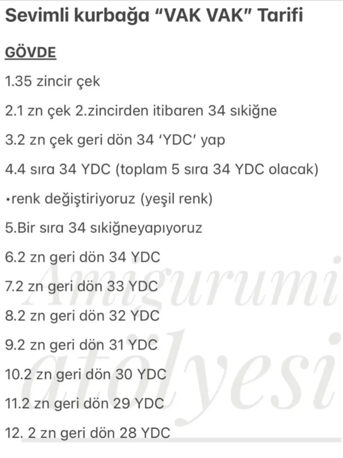 Sevimli Amigurumi Kurbağa İçin Detaylı Mükemmel Tığ İşi Rehberi
