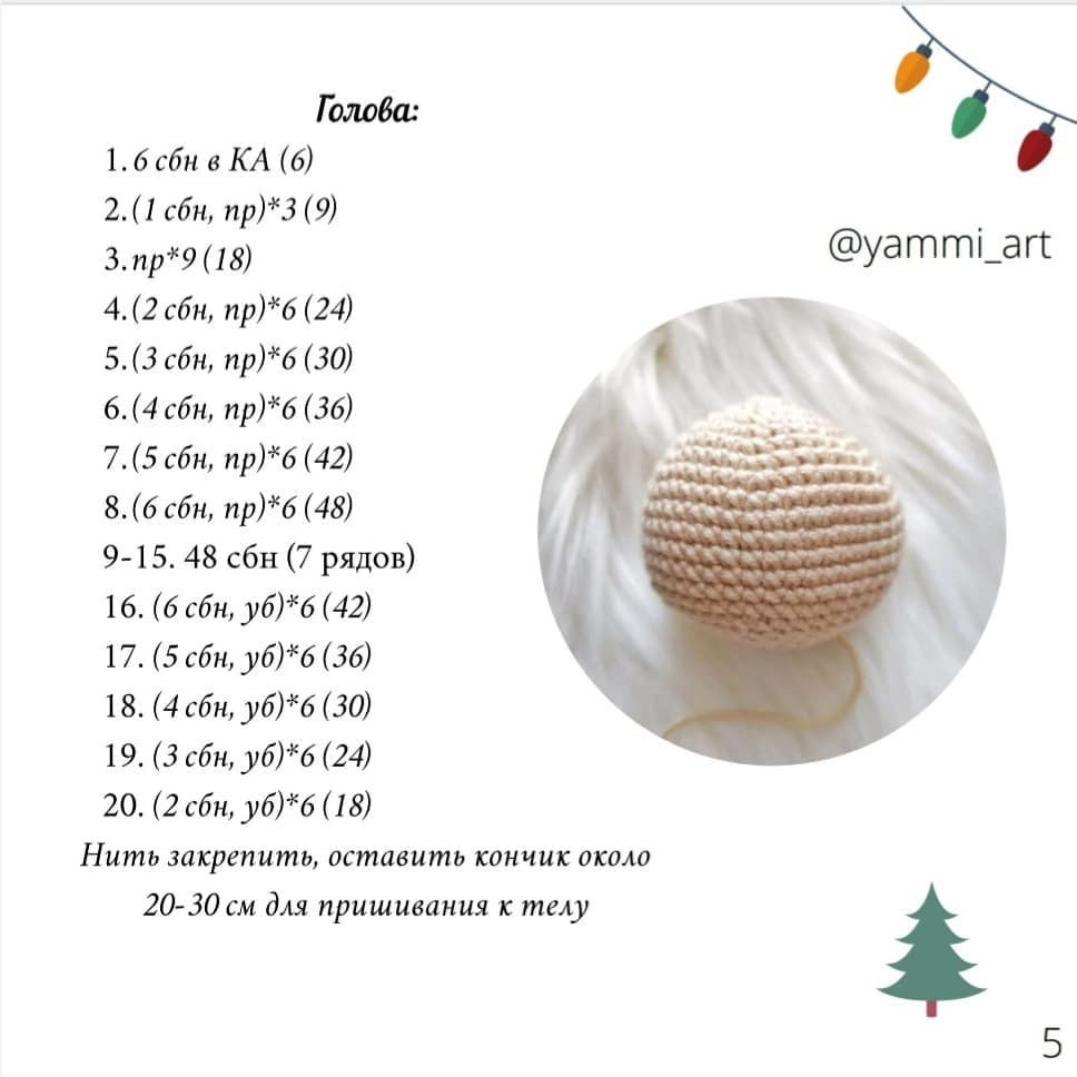 Схема вязания крючком для куклы коровки в платье