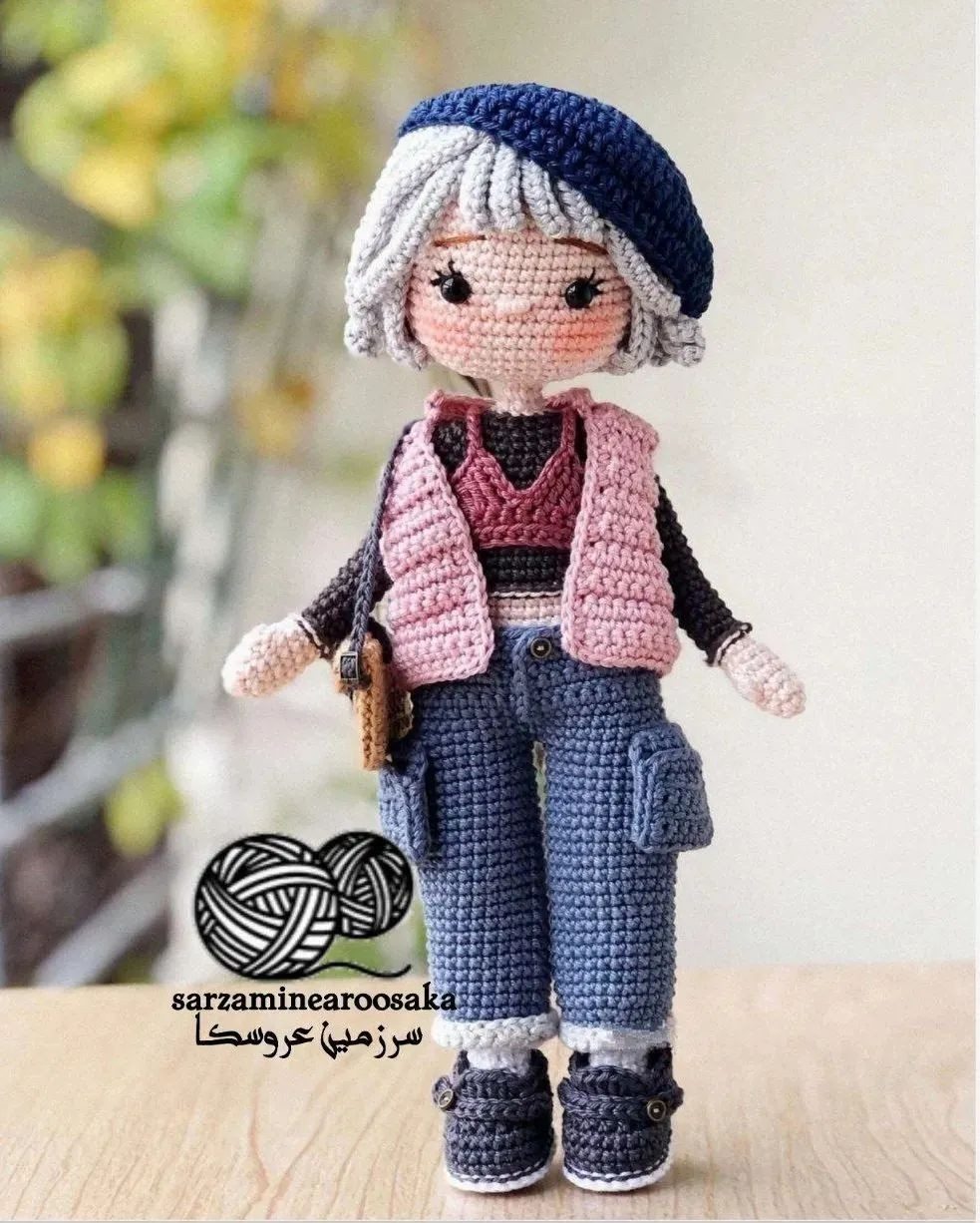 سرگرمی خلاقانه با عروسک بافتنی دست‌ساز
