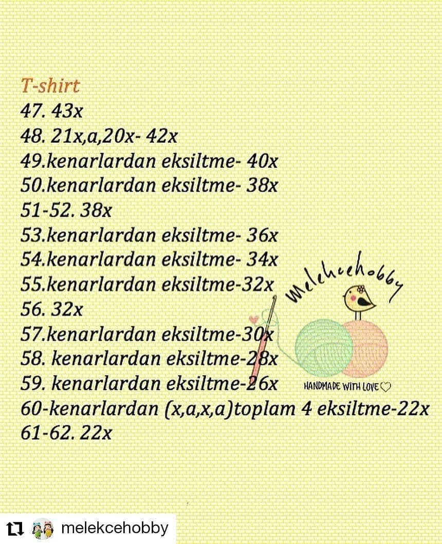 Tarçın Bebek Ücretsiz Amigurumi Örgü Tarifi