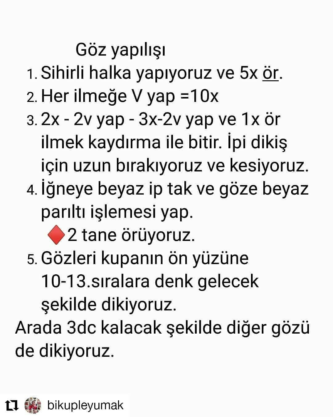 Tavşan Tasarımlı Örgü Kupa Kılıfı Yapım Kılavuzu