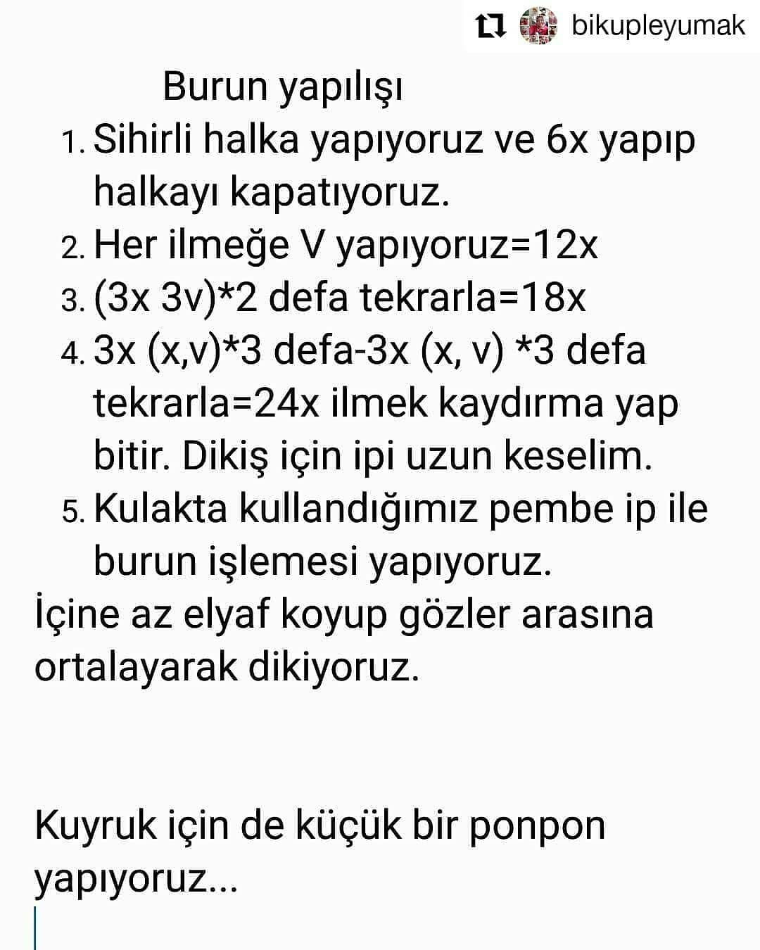 Tavşan Tasarımlı Örgü Kupa Kılıfı Yapım Kılavuzu