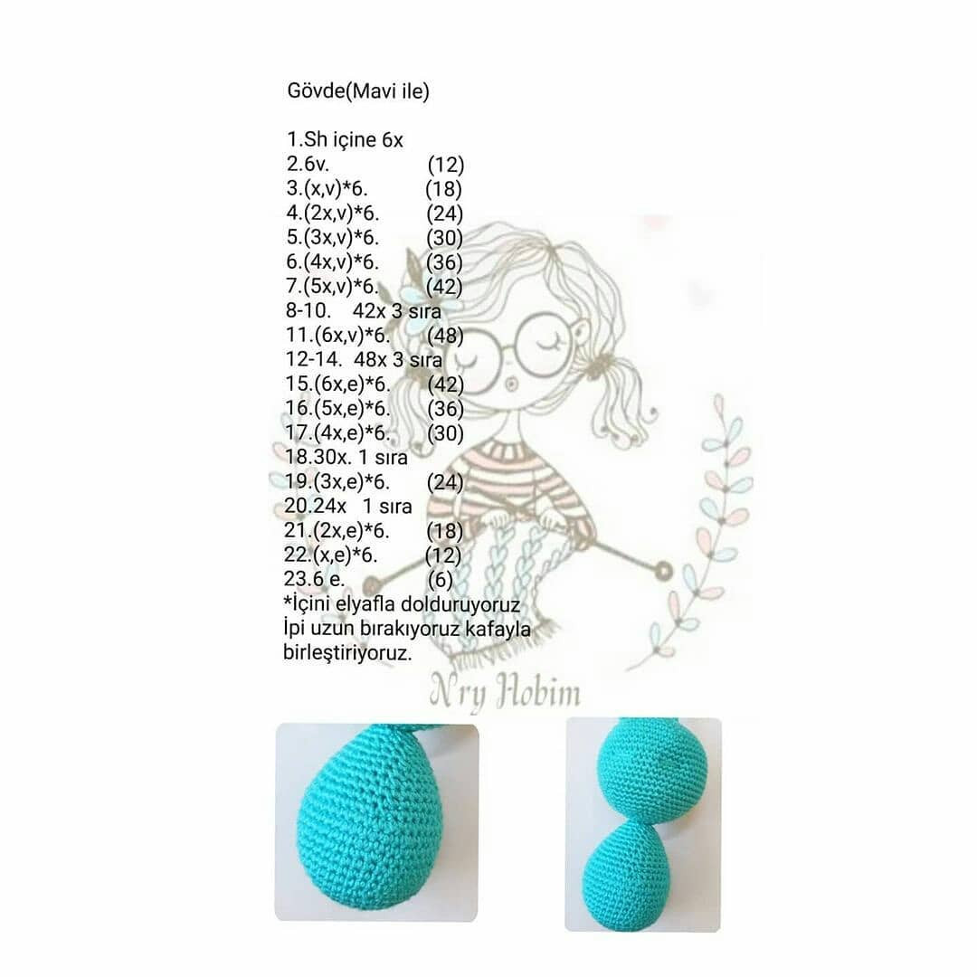 Tavuskuşu Minnak Duuduu Amigurumi Tarifi: Sevimli ve Ücretsiz Örgü Modeli