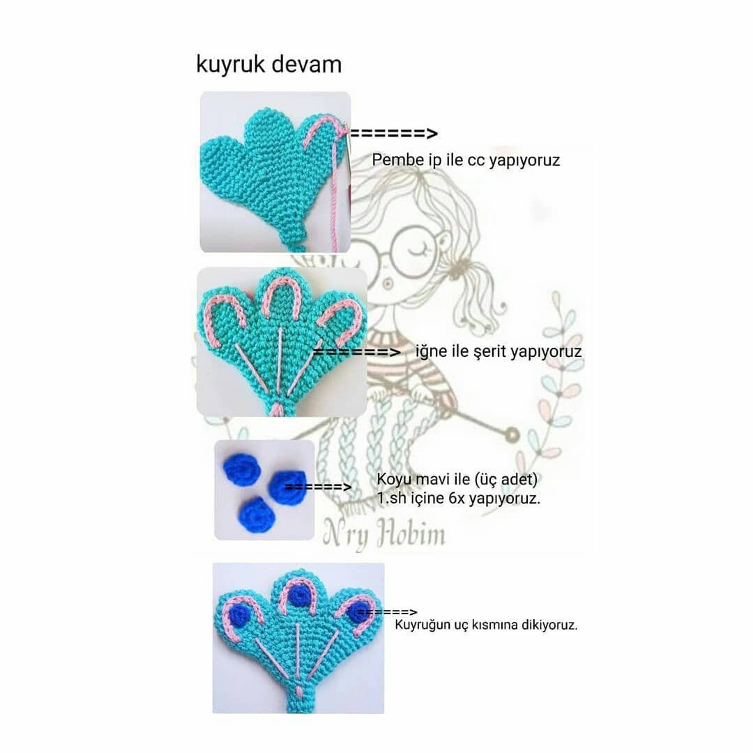 Tavuskuşu Minnak Duuduu Amigurumi Tarifi: Sevimli ve Ücretsiz Örgü Modeli