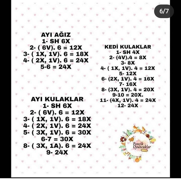 Tek Tarifle Renkli Kuklalar: Ücretsiz Örgü Deseni