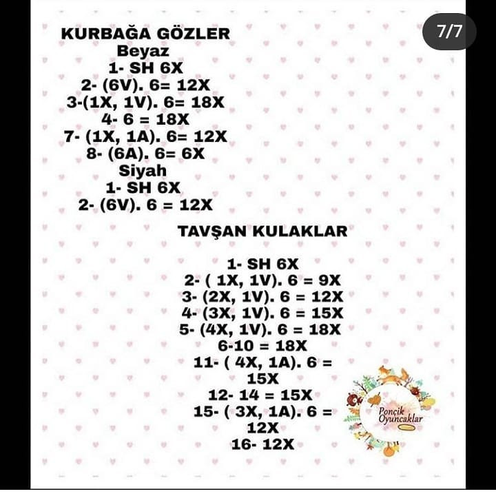 Tek Tarifle Renkli Kuklalar: Ücretsiz Örgü Deseni