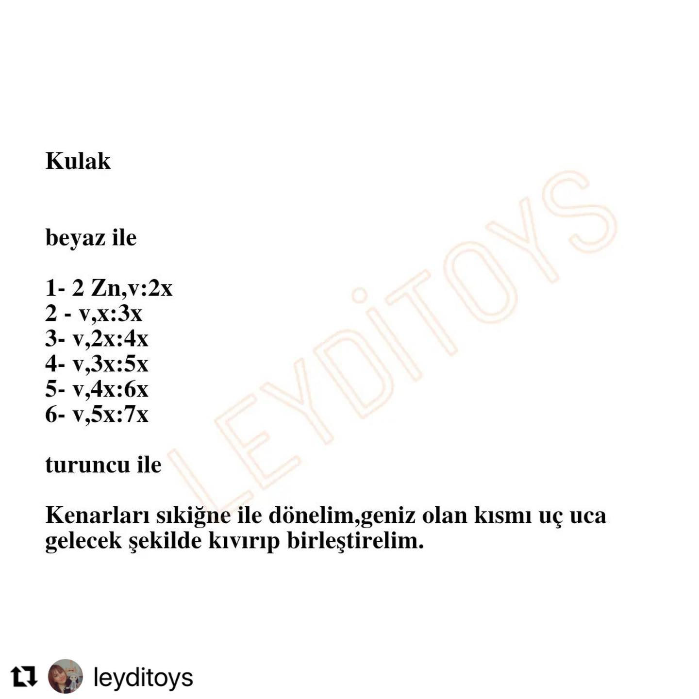Tilki Şeklinde El Yapımı Kitap Ayracı Ücretsiz Tarif