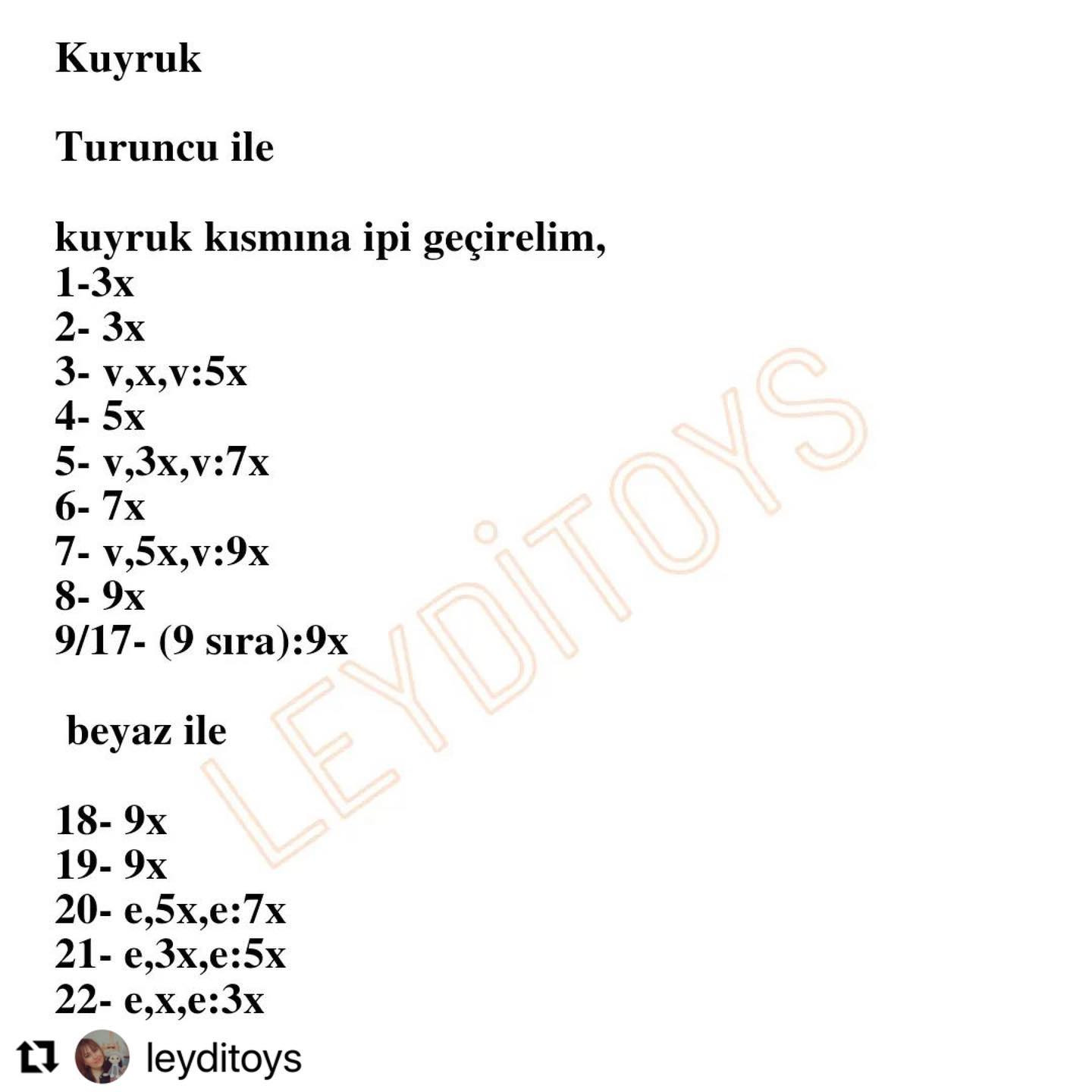 Tilki Şeklinde El Yapımı Kitap Ayracı Ücretsiz Tarif