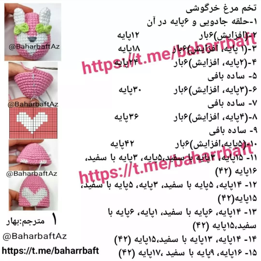 تخم مرغ های قلاب بافی شده با طرح های فانتزی و رنگارنگ