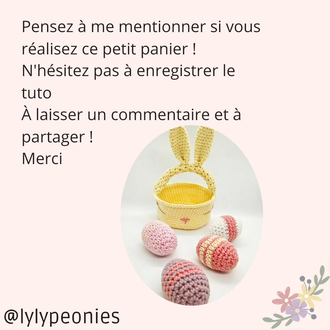 Tutoriel de crochet gratuit: Créez un panier lapin adorable