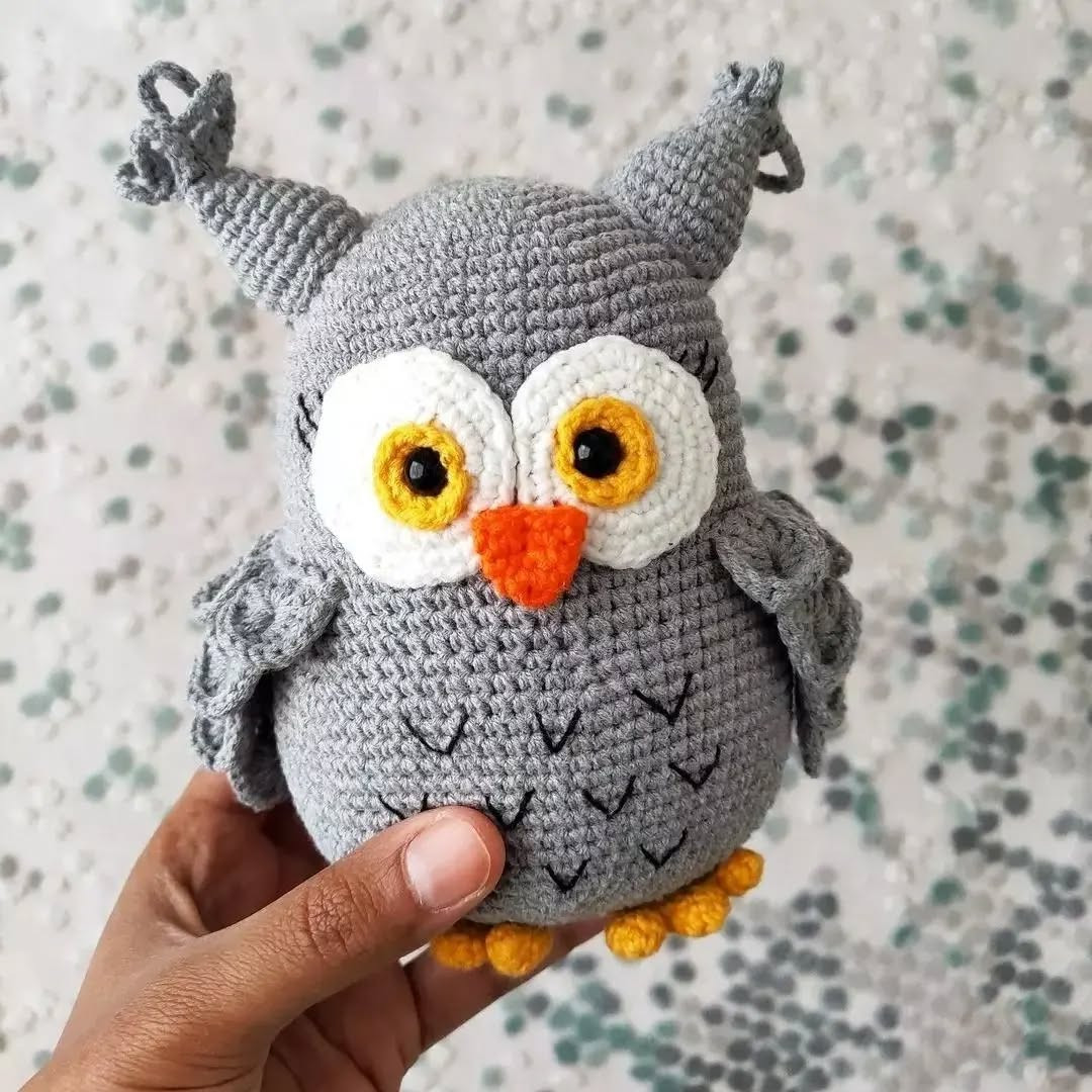 Üç Boyutlu Baykuş Amigurumi Modeli ve Yapılışı