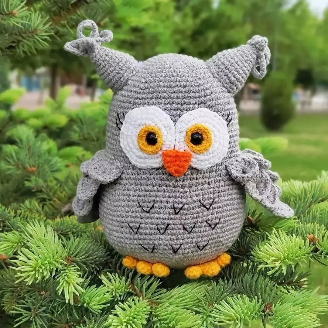 Üç Boyutlu Baykuş Amigurumi Modeli ve Yapılışı