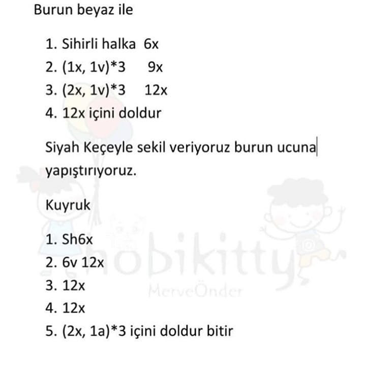 Üç Renkli Sevimli Oyuncak Ayı Amigurumi Tarifi
