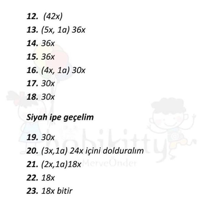 Üç Renkli Sevimli Oyuncak Ayı Amigurumi Tarifi