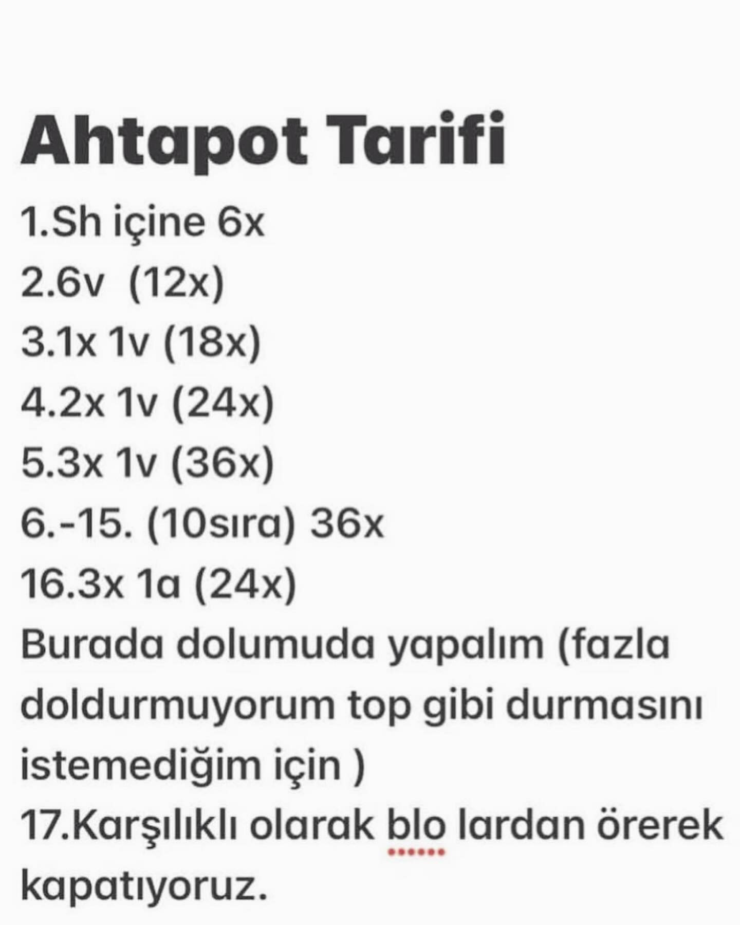 Üç Sevimli Amigurumi Ahtapot Anahtarlık Tarifi