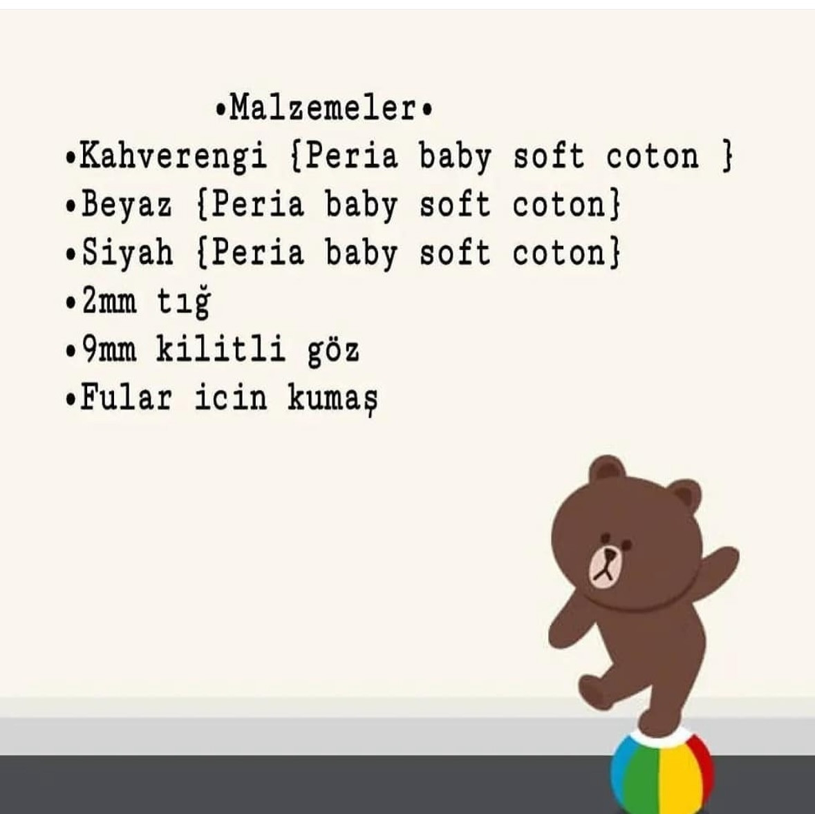 Ücretsiz Amigurumi Ayıcık Tarifine Göz Atın