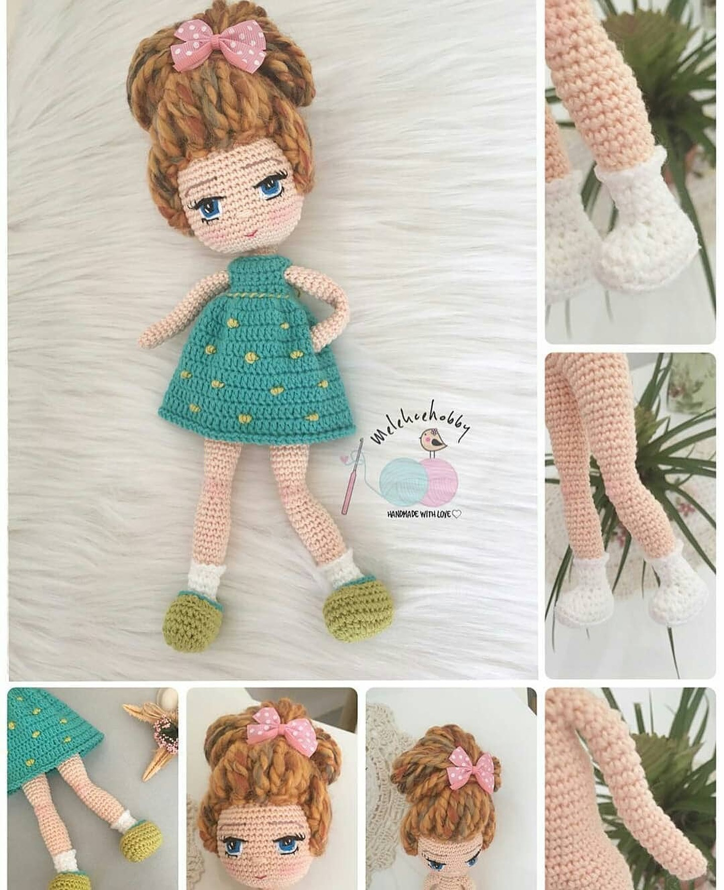Ücretsiz Amigurumi Bebek Manken Tarifi: Sevimli Mina Bebek Yapımı