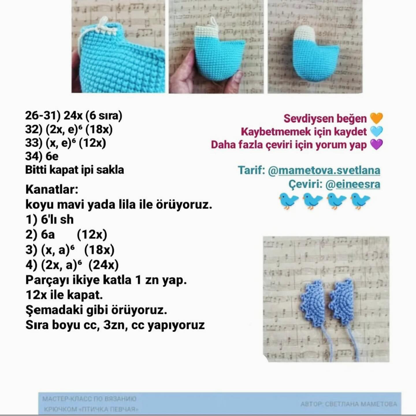 Ücretsiz Amigurumi Kuş Tarifi: Adım Adım Yapım Rehberi