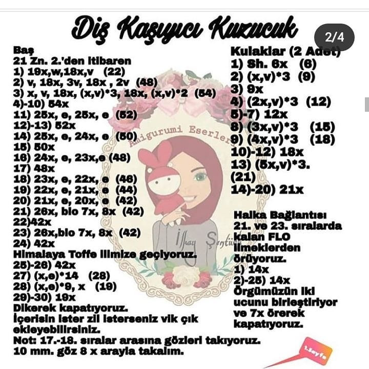 Ücretsiz Amigurumi Örgü Modeli: Sevimli Kuzu Çıngırak