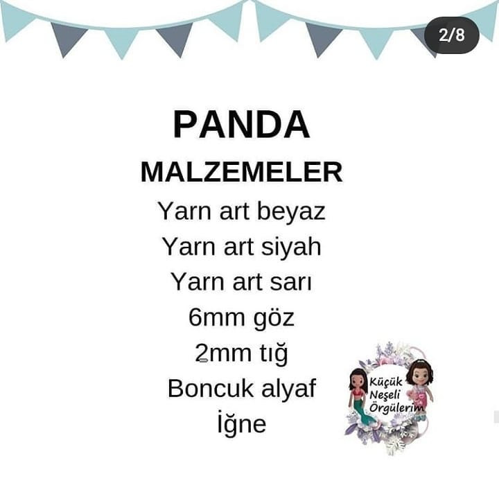 Ücretsiz Amigurumi Panda Tarifi: Sevimli Oyuncak Yapımı