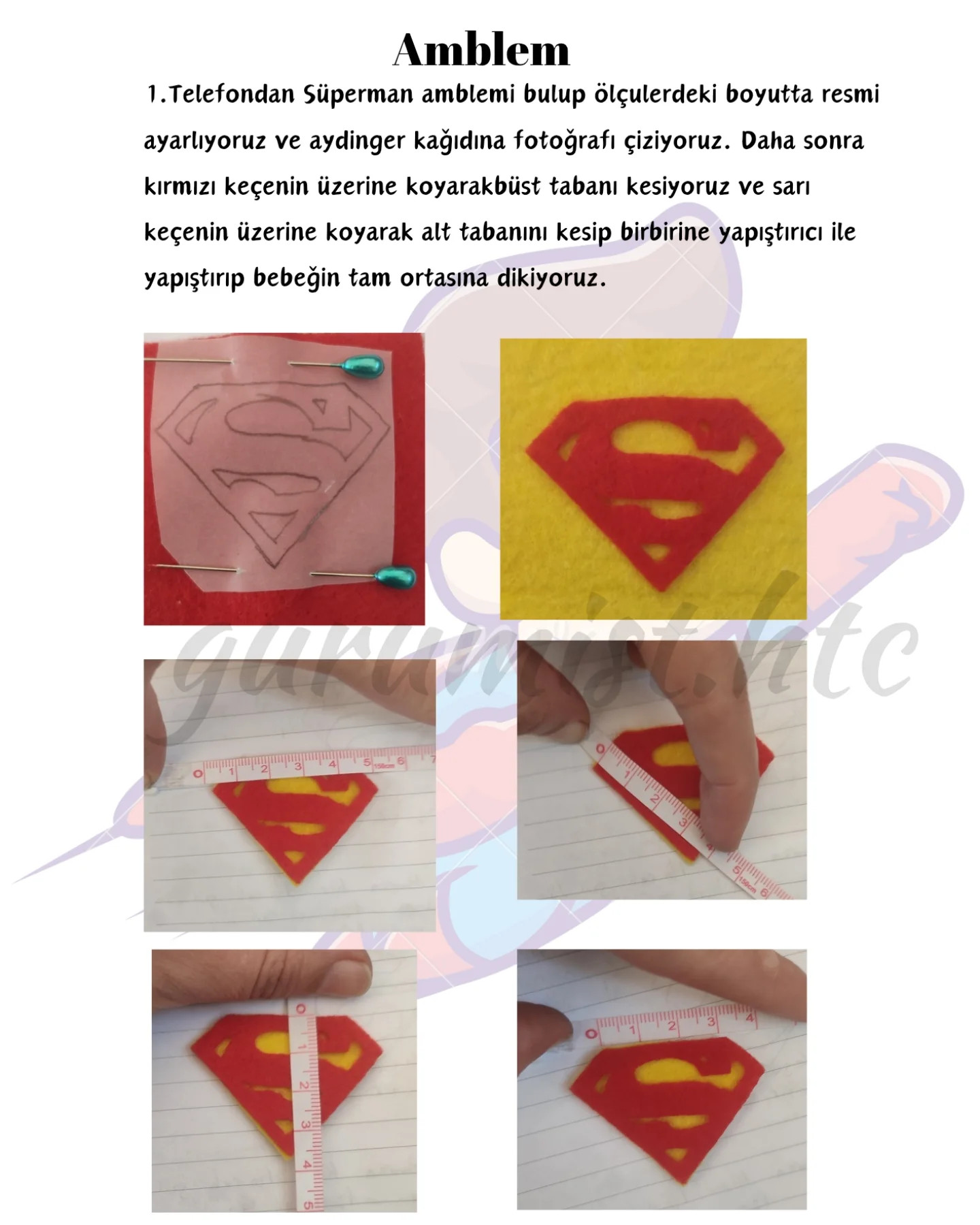 Ücretsiz Amigurumi Superman Örgü Tarifi - Bölüm 2