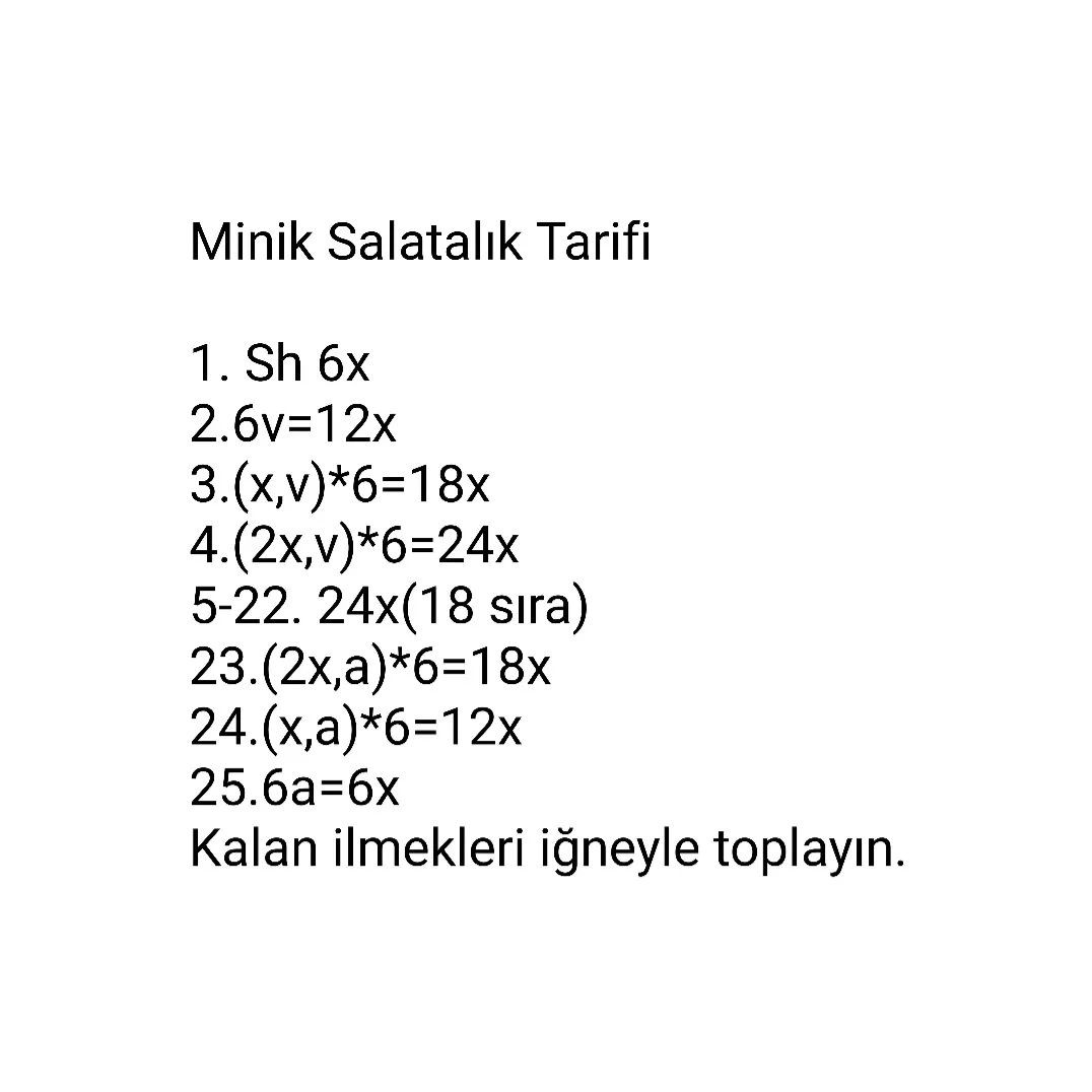 Ücretsiz Amigurumi Tarif: Minik Salatalık Yapımı
