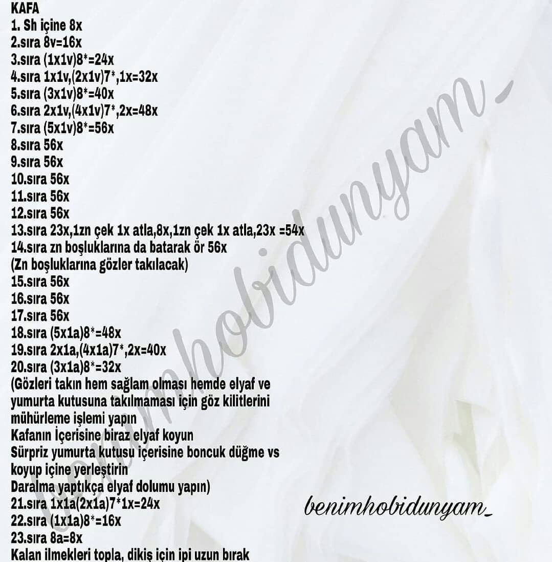 Ücretsiz Amigurumi Tavşan Çıngırak Yapımı: Başlangıç Rehberi