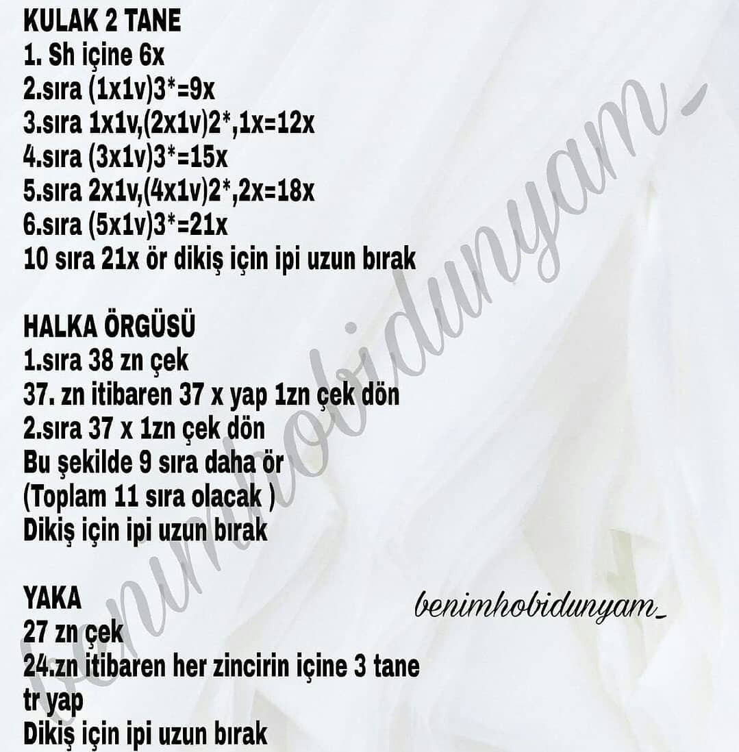 Ücretsiz Amigurumi Tavşan Çıngırak Yapımı: Başlangıç Rehberi