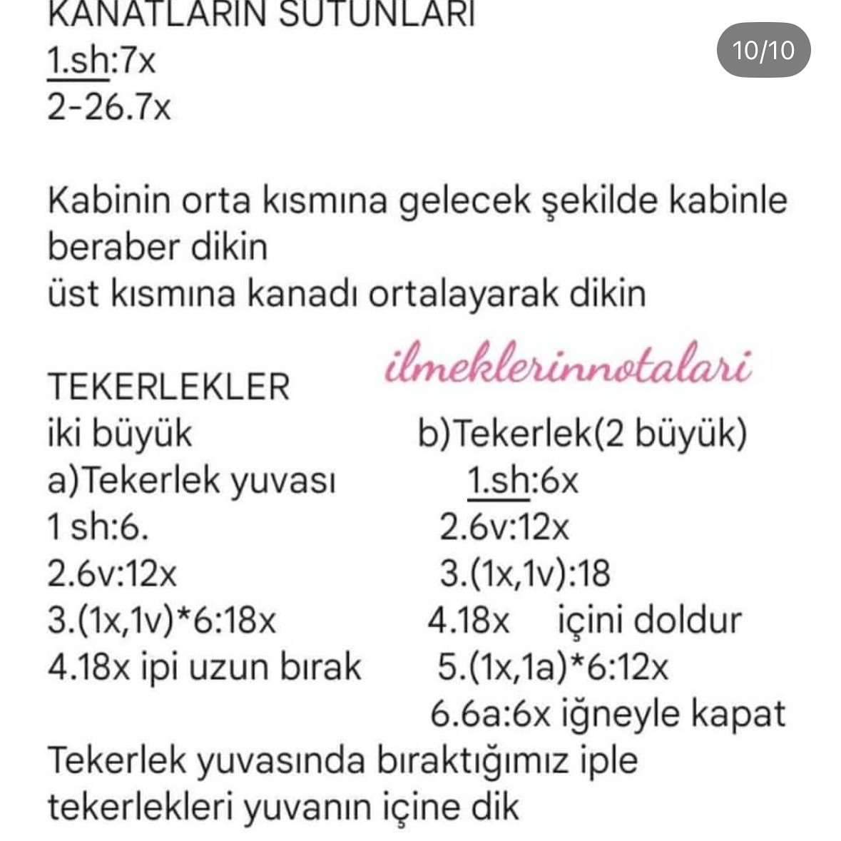 Ücretsiz Amigurumi Uçak ve Pilot Figürü Örgü Tarifi