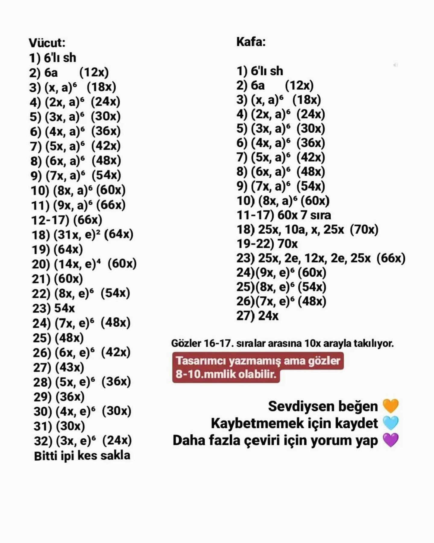 Ücretsiz Amigurumi Unicorn Tarifi: Sevimli Oyuncak Yapımı