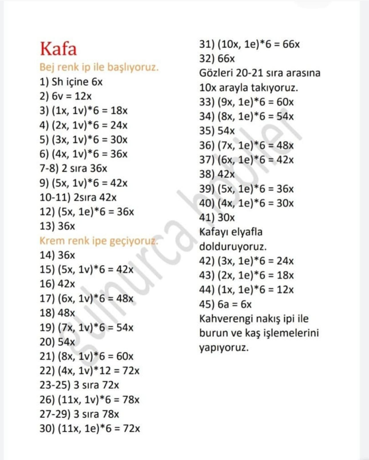 Ücretsiz Amigurumi Zürafa Tarifi: Sevimli Örgü Oyuncak Yapımı