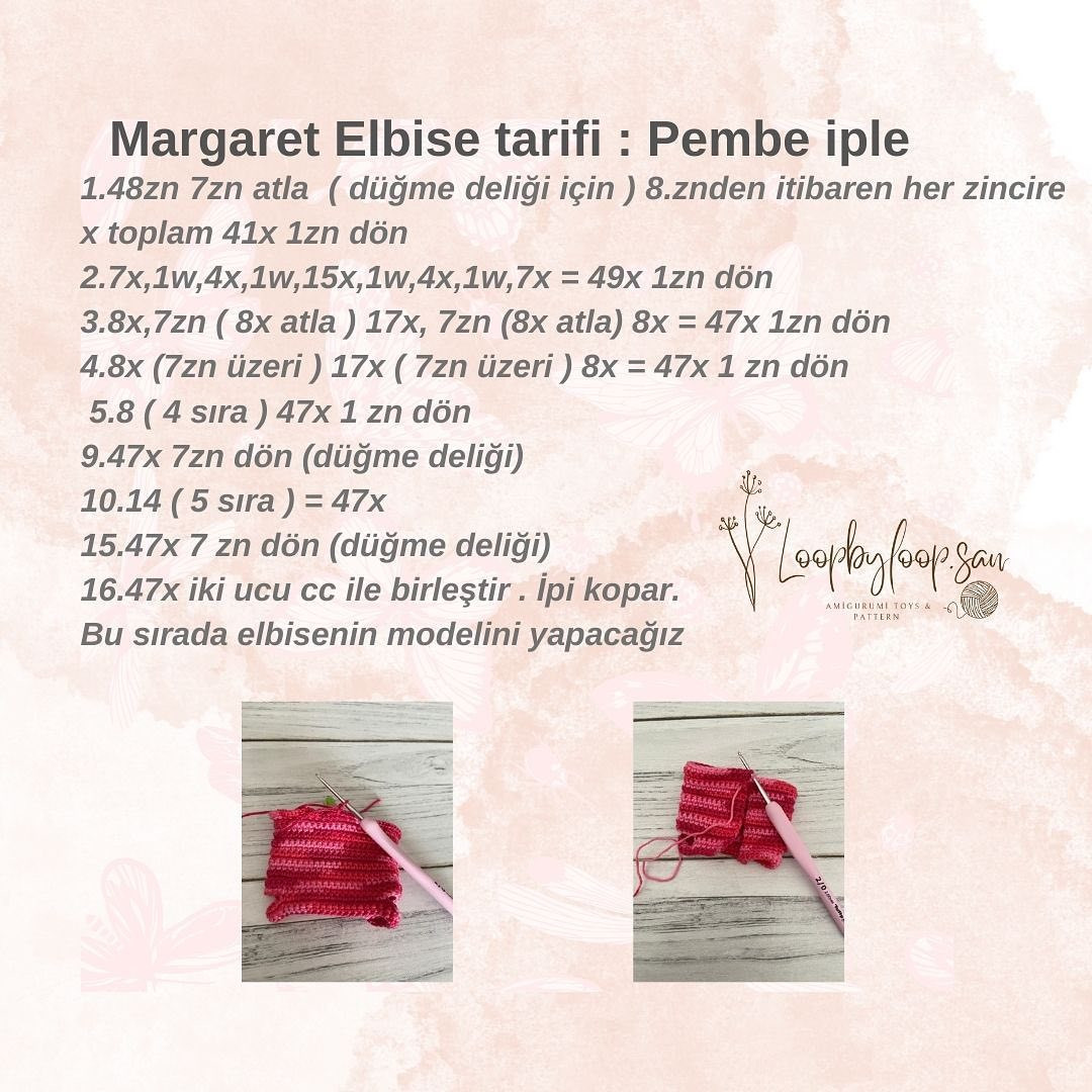 Ücretsiz Bebek Elbisesi Örgü Modeli ve Yapılışı