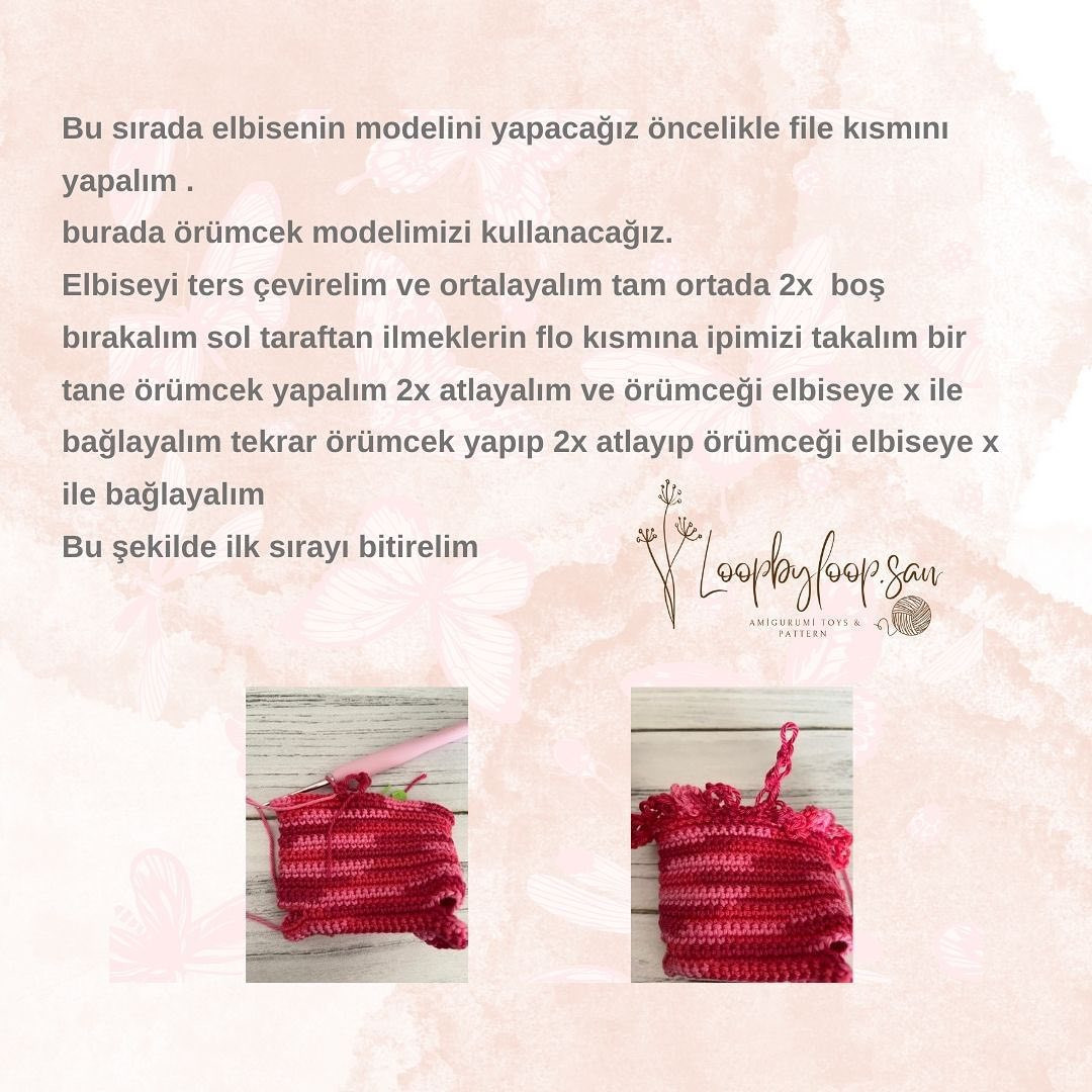 Ücretsiz Bebek Elbisesi Örgü Modeli ve Yapılışı