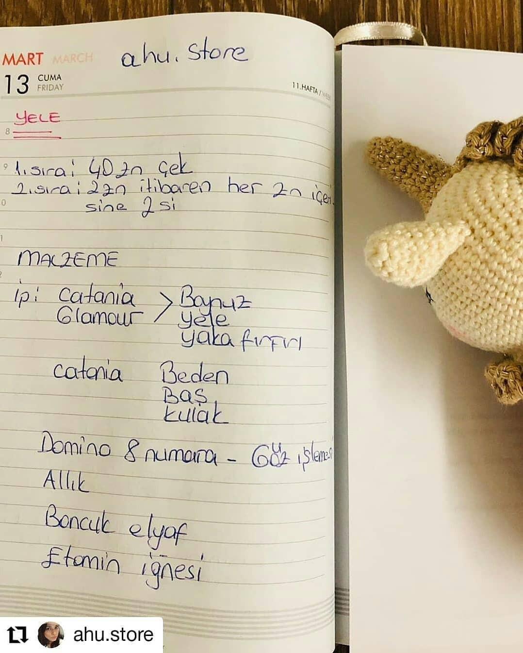 Ücretsiz Bebek Tek Boynuzlu At Amigurumi Tarifi