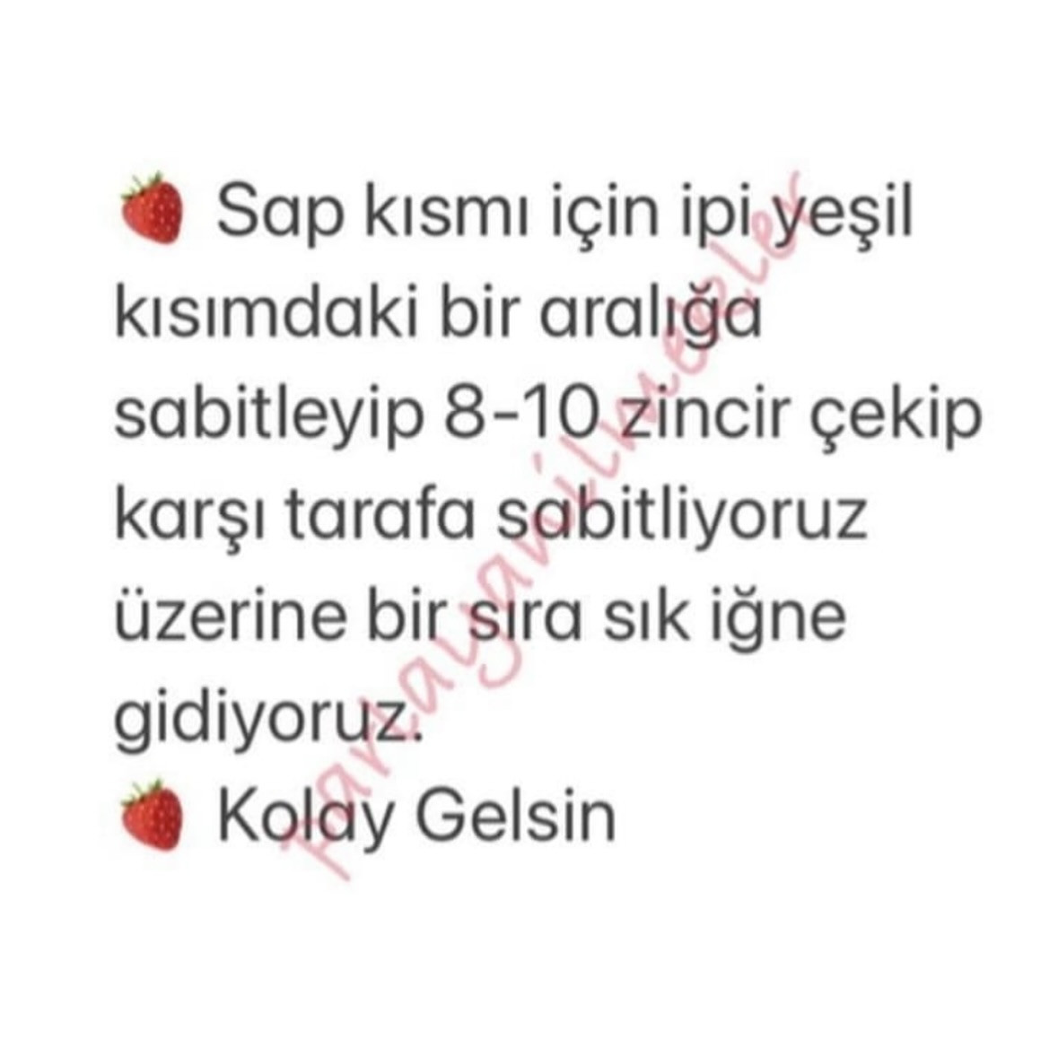 Ücretsiz Çilek Anahtarlık Yapımı: Kolay ve Hızlı Örgü Tarifi